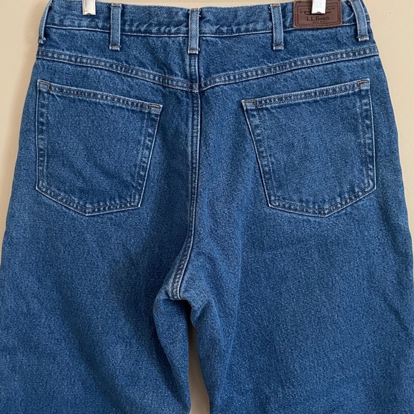 LL Bean Fleece Lined Jeans Relaxed Fit Men's 34 x 34 (Actual 32 x 33) Gorpcore - Picture 6 of 10